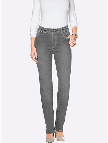 Jean Taille Haute Ceinture Haute - Taille Standard - Moda Vilona