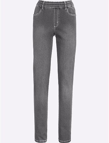 Jean Taille Haute Ceinture Haute - Taille Standard - Moda Vilona