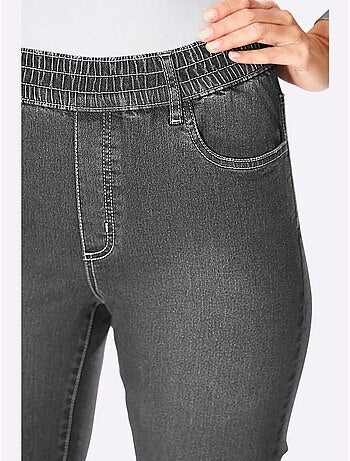 Jean Taille Haute Ceinture Haute - Taille Standard - Moda Vilona