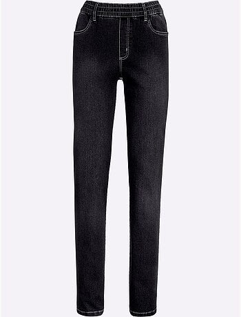 Jean Taille Haute Ceinture Haute - Taille Standard - Moda Vilona