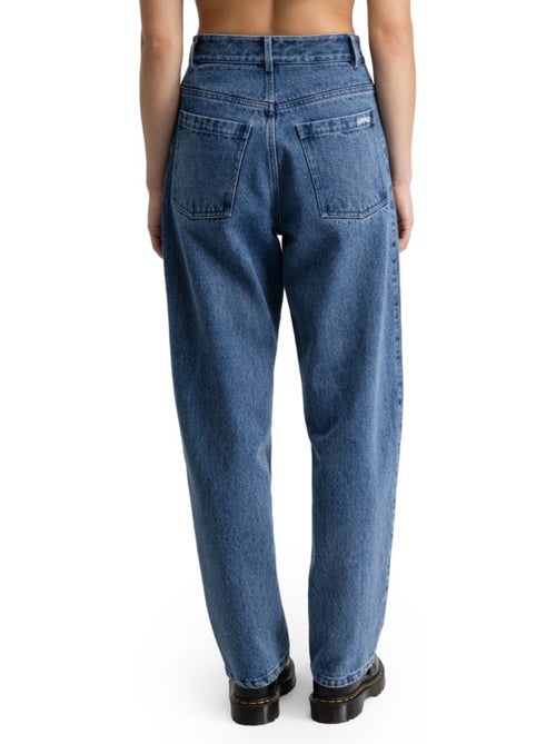 Jean taille haute coupe ballon femme lifestyle femme voyager-w - Kiabi Jean taille haute coupe ballon femme lifestyle femme voyager-w - Kiabi