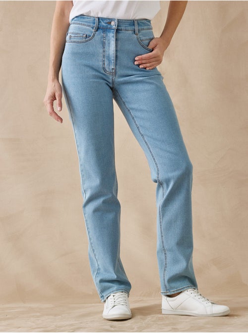 Jean taille haute coupe droite - DAXON - Kiabi Jean taille haute coupe droite - DAXON - Kiabi