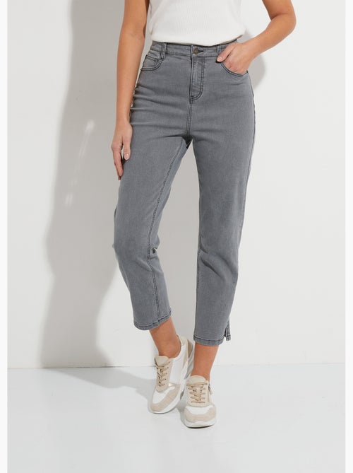 Jean taille haute coupe droite 7/8ème - Afibel - Kiabi