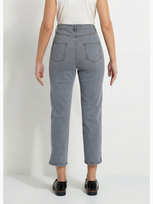 Jean taille haute coupe droite 7/8ème - Afibel - Kiabi