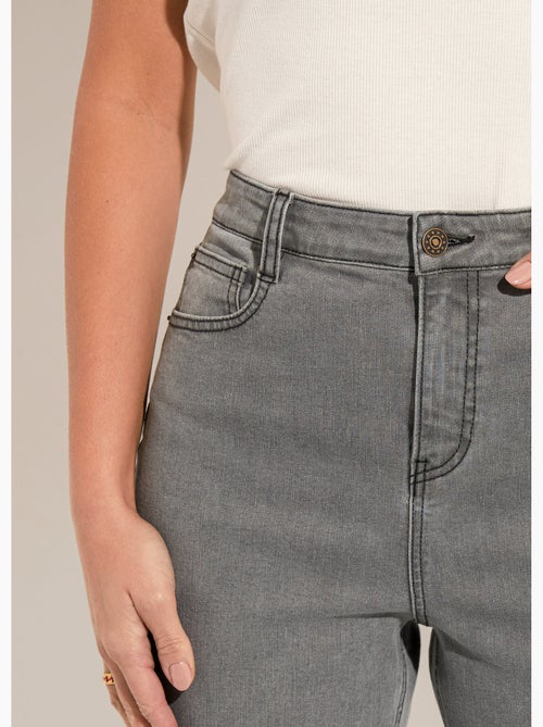 Jean taille haute coupe droite 7/8ème - Afibel - Kiabi