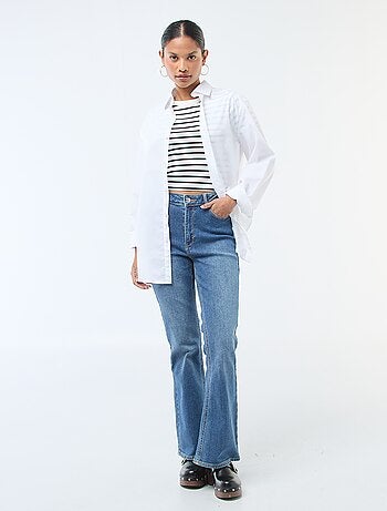 Jean taille haute coupe flare/bootcut - L28