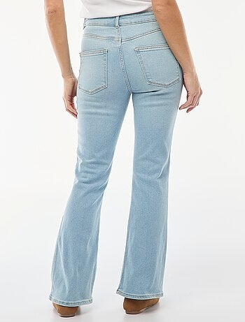 Jean taille haute coupe flare/bootcut - L32