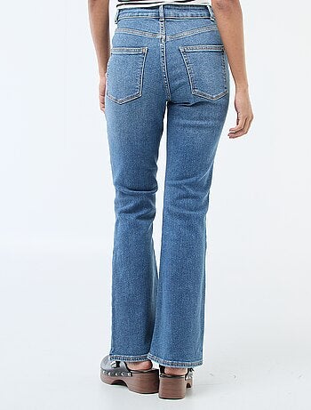 Jean taille haute coupe flare/bootcut - L32
