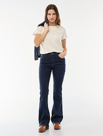 Jean taille haute coupe flare/bootcut - L32