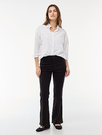 Jean taille haute coupe flare/bootcut - L32
