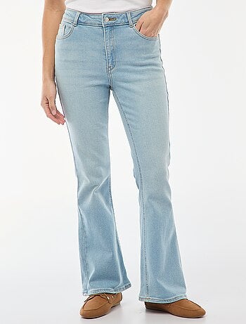 Jean taille haute coupe flare/bootcut - L34
