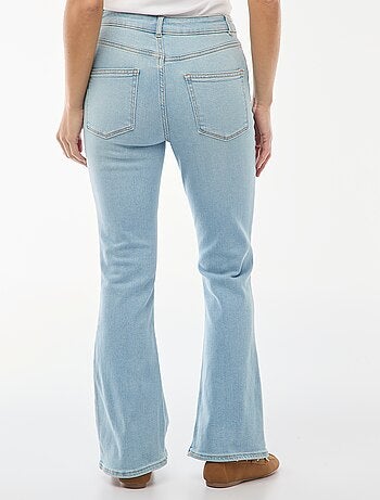 Jean taille haute coupe flare/bootcut - L34