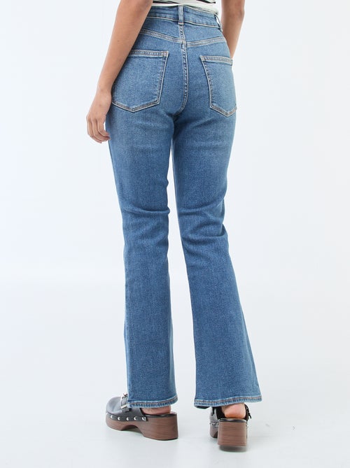 Jean taille haute coupe flare/bootcut - L34 - Kiabi