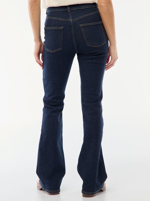 Jean taille haute coupe flare/bootcut - L34 - Kiabi