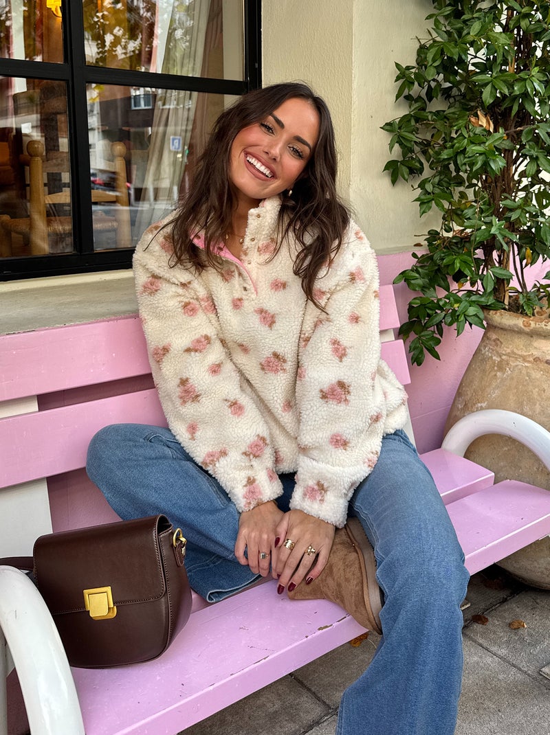 Jean taille haute coupe flare/bootcut Bleu - Kiabi