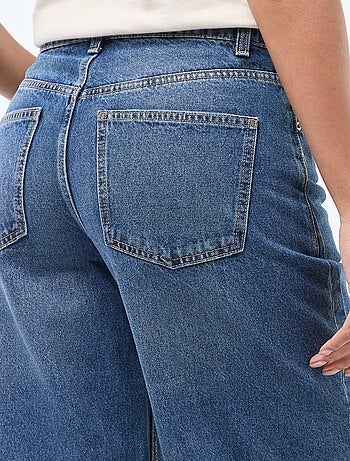 Jean taille haute coupe large / wide leg