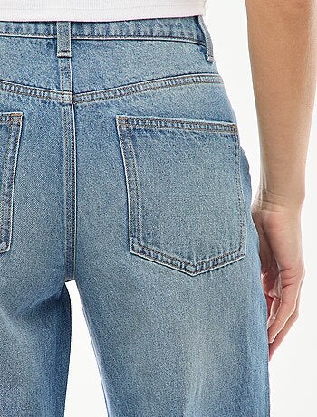Jean taille haute coupe large / wide leg