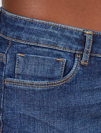 Jean taille haute coupe regular longueur US30 - Kiabi
