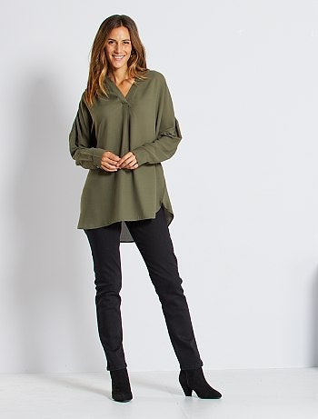 Jean taille haute éco-conçu