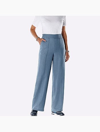 Jean Taille Haute Qualité Coton Doux Sur La Peau - Taille Courte - Moda Vilona