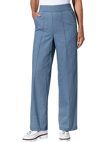 Jean Taille Haute Qualité Coton Doux Sur La Peau - Taille Standard - Moda Vilona