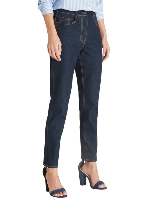 Jean taille haute raccourci - DAXON - Kiabi
