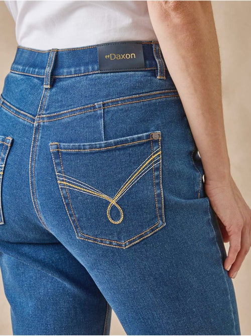 Jean taille haute raccourci - DAXON - Kiabi Jean taille haute raccourci - DAXON - Kiabi