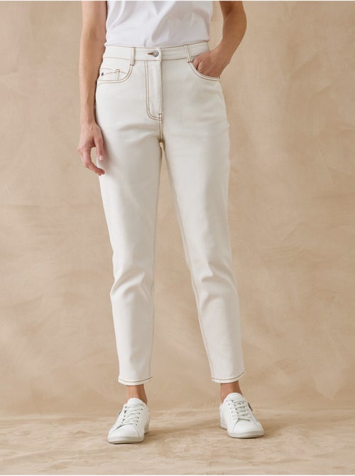 Jean taille haute raccourci - DAXON - Kiabi