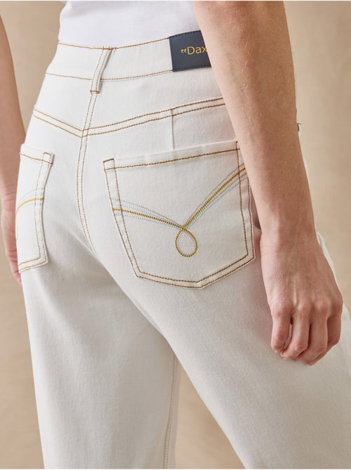 Jean taille haute raccourci - DAXON - Kiabi