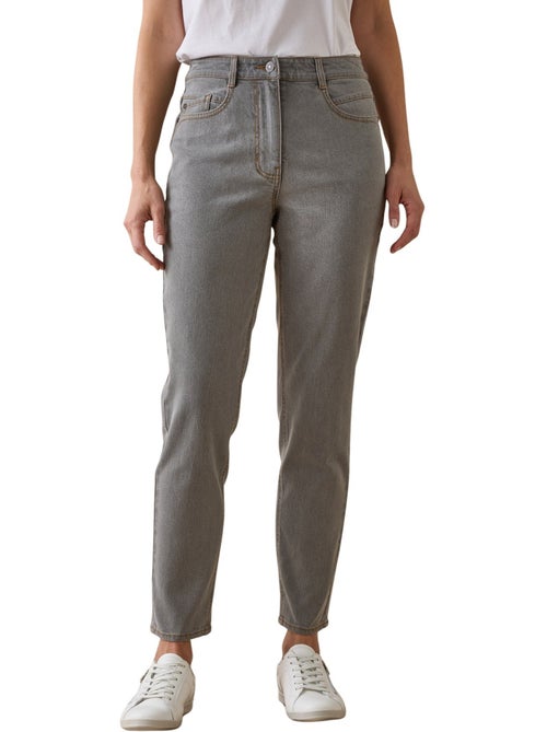 Jean taille haute raccourci - DAXON - Kiabi