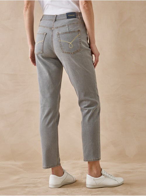 Jean taille haute raccourci - DAXON - Kiabi