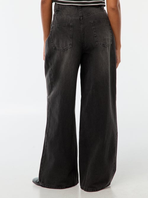 Jean taille haute wide - Kiabi