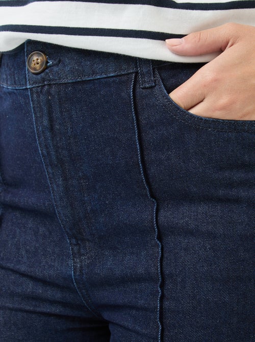 Jean taille haute wide leg - Kiabi