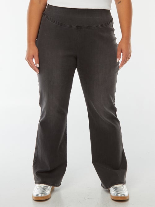 Jean taille standard 'Carmakoma' coupe flare/bootcut - Kiabi