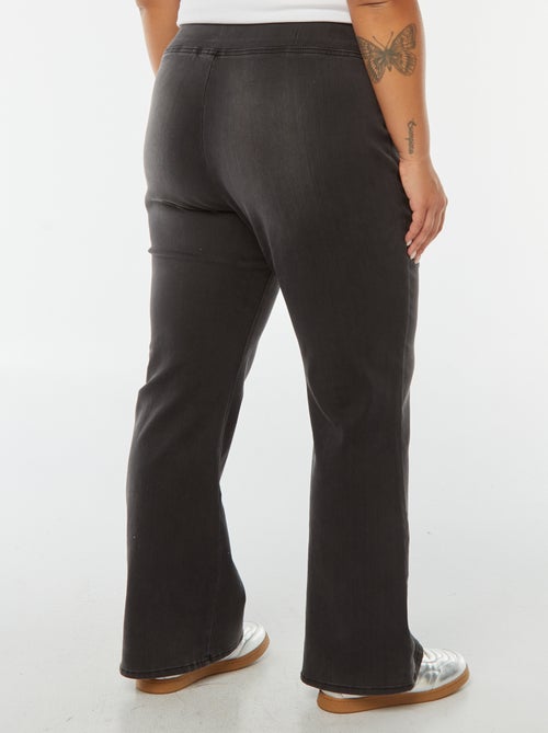 Jean taille standard 'Carmakoma' coupe flare/bootcut - Kiabi