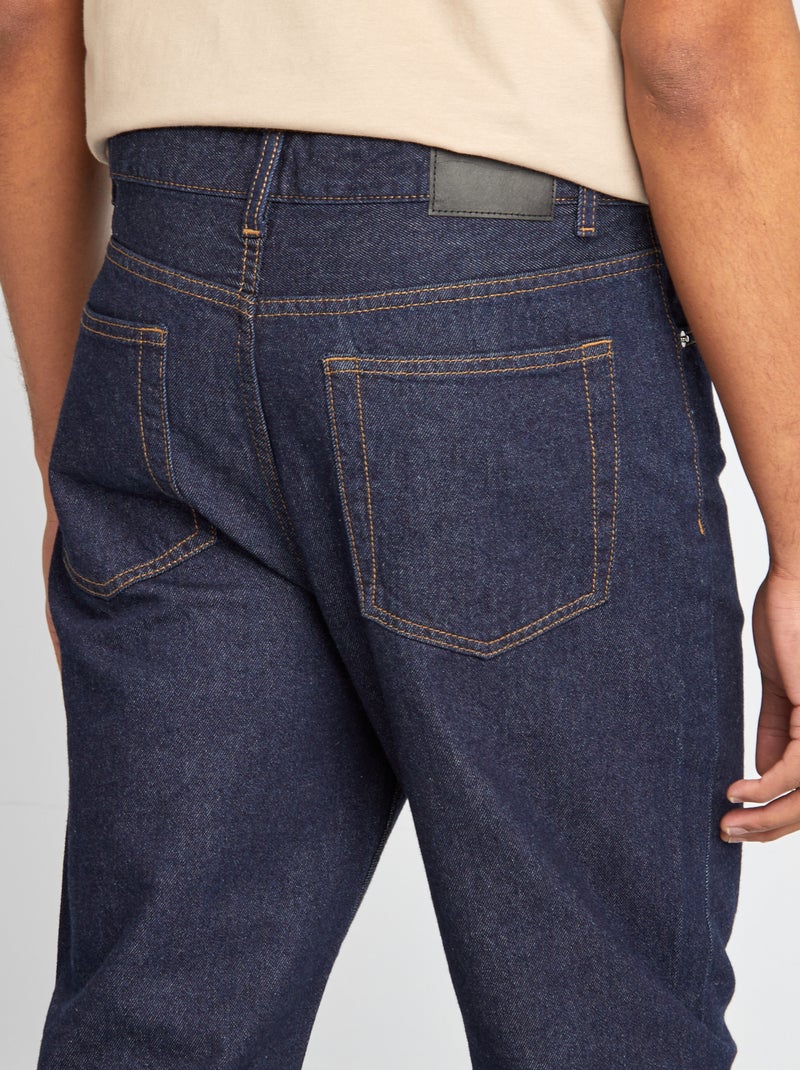 Jean tapered slim / coupe fuselée 5 poches Bleu - Kiabi