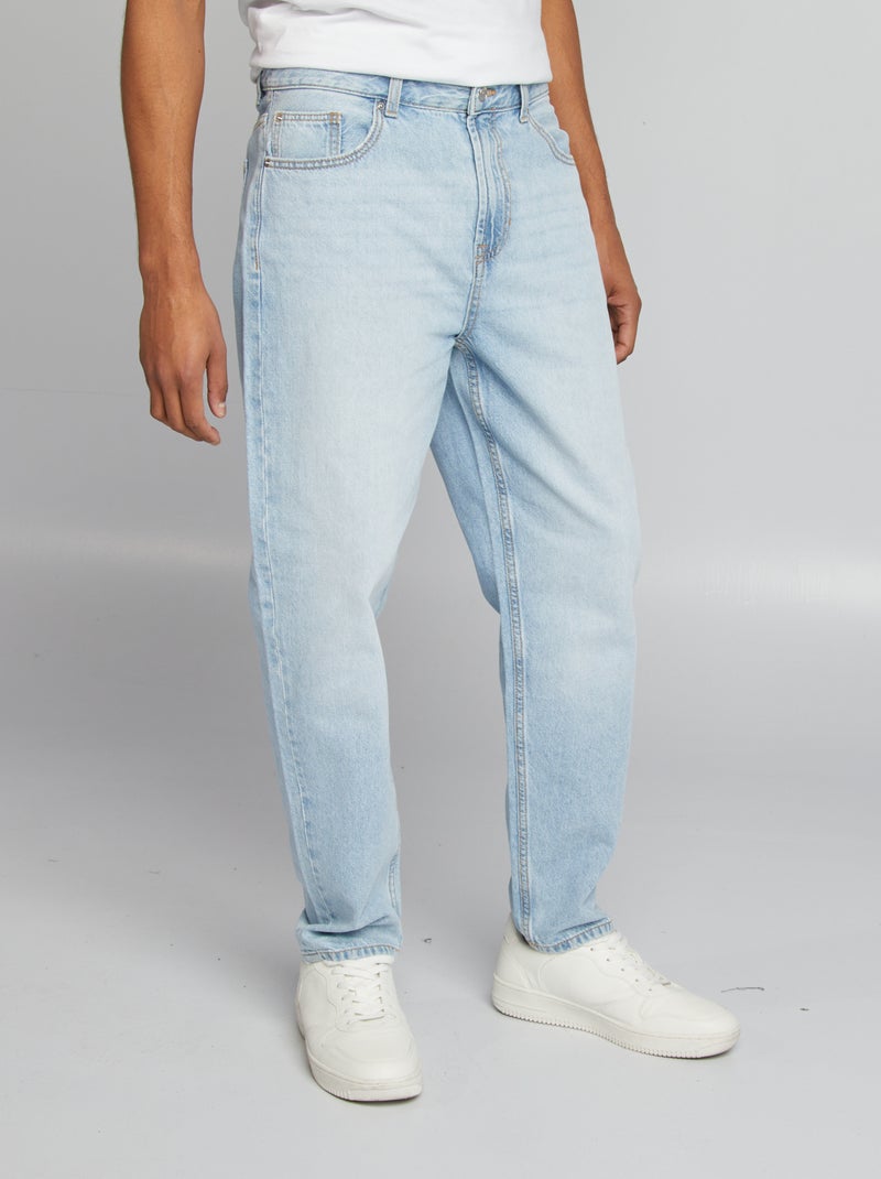 Jean tapered slim / coupe fuselée 5 poches Bleu - Kiabi