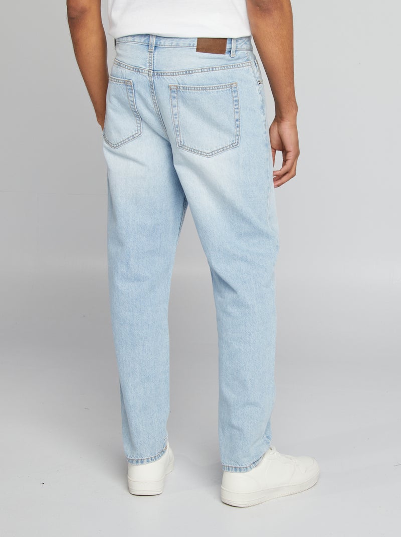 Jean tapered slim / coupe fuselée 5 poches Bleu - Kiabi