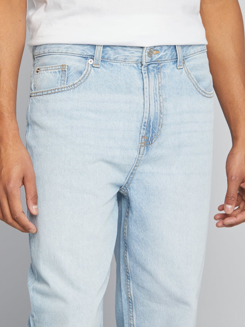 Jean tapered slim / coupe fuselée 5 poches Bleu - Kiabi