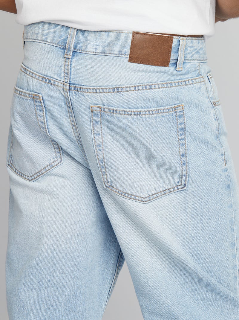 Jean tapered slim / coupe fuselée 5 poches Bleu - Kiabi