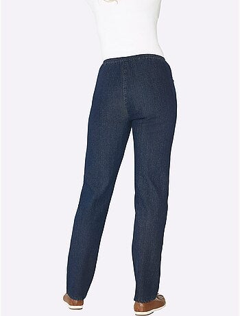 Jean thermique avec doublure polaire et ceinture élastique - taille standard - moda vilona