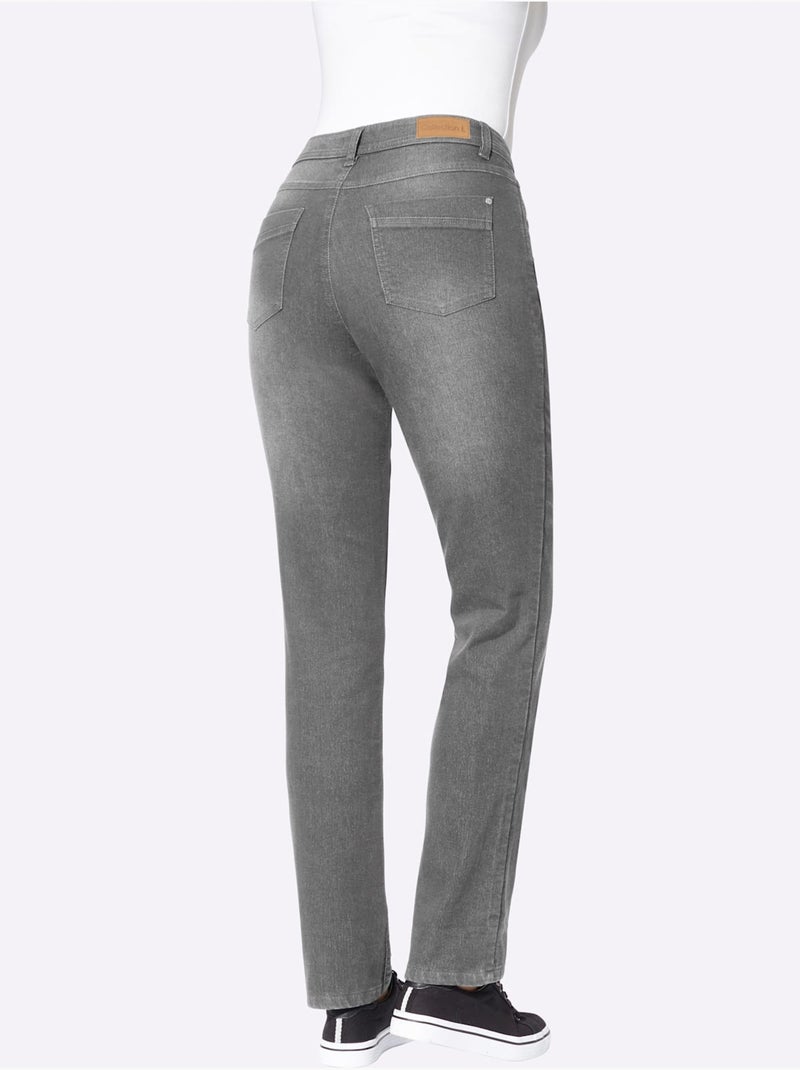 Jean thermique qualité coton - taille standard - witt Gris - Kiabi
