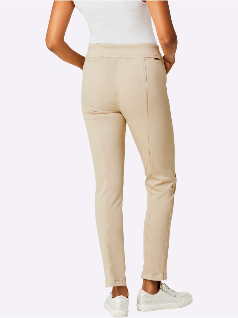 Jean Très Extensible - Taille Standard - Helline Sable - Kiabi