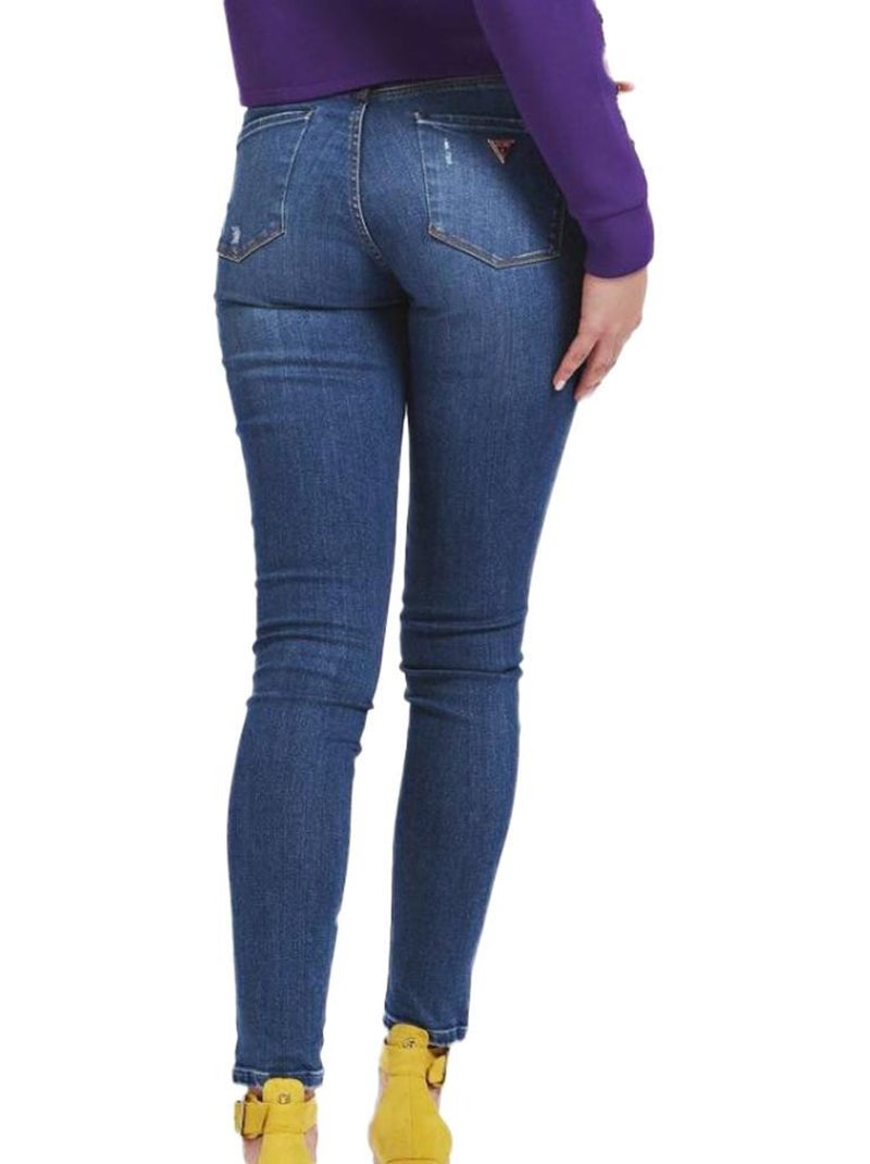 Jean Ultra Skinny femme Guess Shed Bleu - Kiabi