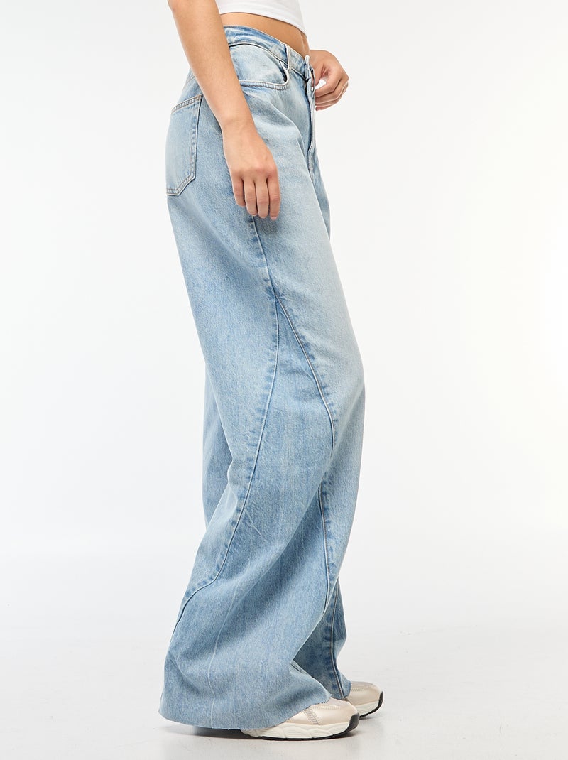 Jean wide fit Bleu - Kiabi