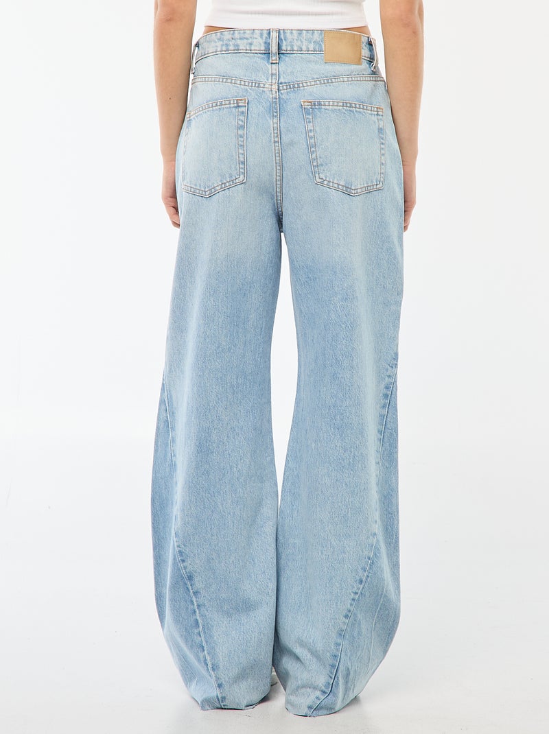 Jean wide fit Bleu - Kiabi
