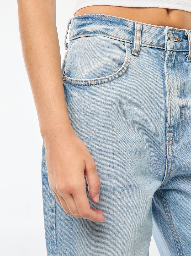 Jean wide fit Bleu - Kiabi