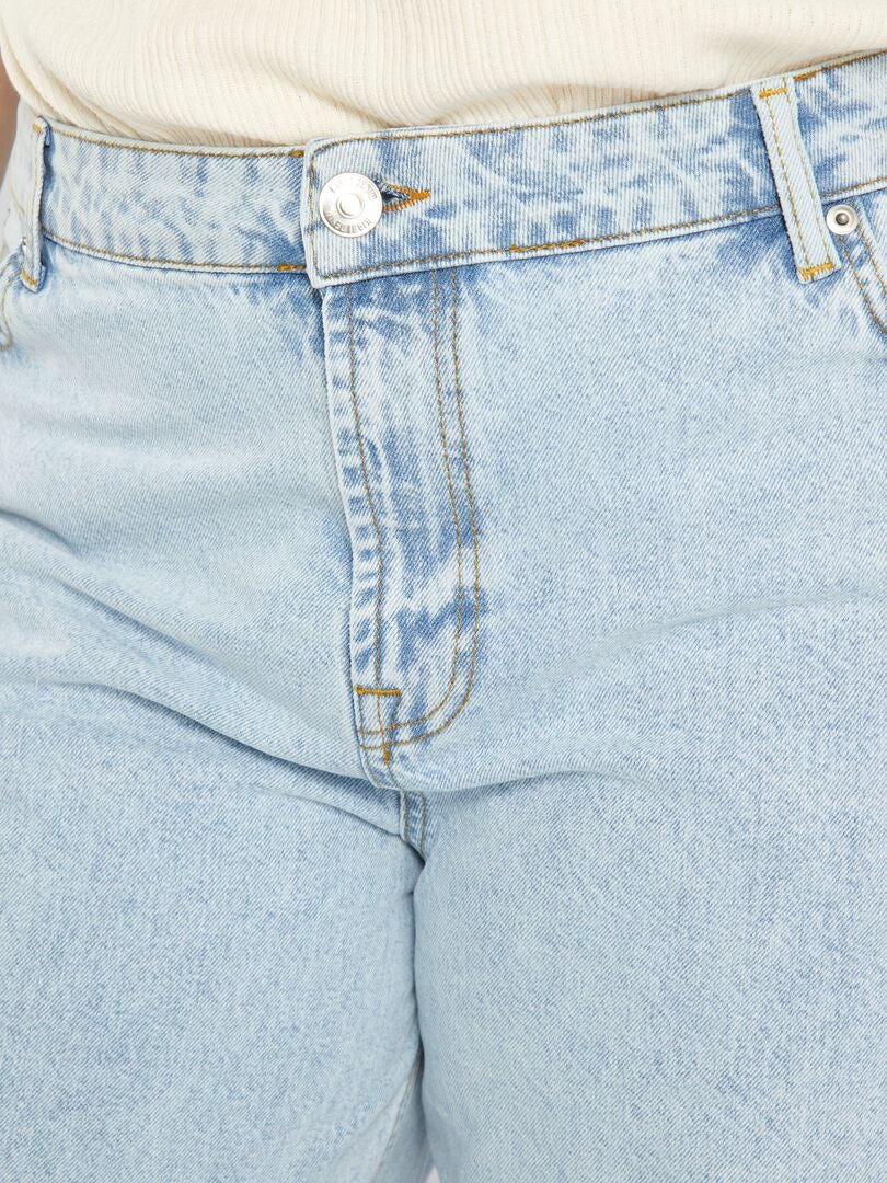 Jean wide leg - 5 poches Bleu - Kiabi