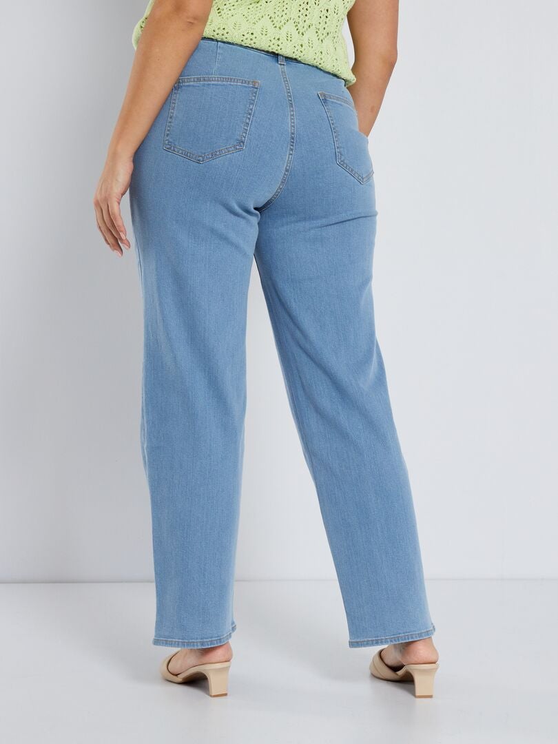 Jean wide leg - L32 Bleu - Kiabi
