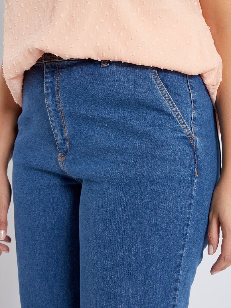 Jean wide leg - L32 Bleu - Kiabi